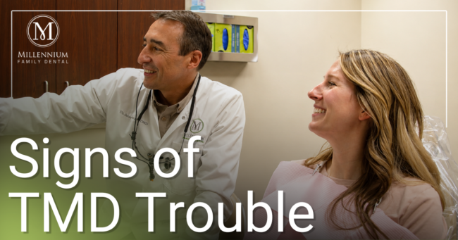 Signs of TMD Trouble Doctor smiling with patient