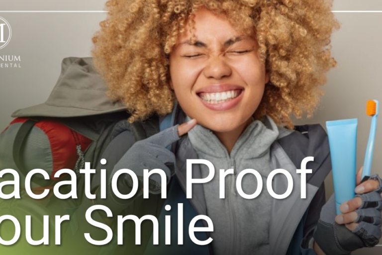 Woman smiling