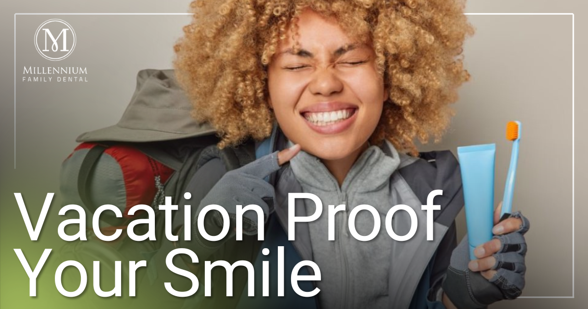 Woman smiling
