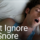 man snoring